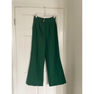 Vintage forest green trousers